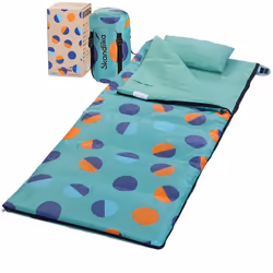 Sac de couchage couverture rectangulaire - Skandika Sovro Lite 190 Rainbow - Adultes jumelable 3 Saisons
