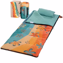 Sac de couchage couverture rectangulaire - Skandika Sovro Lite 220 Rainbow - Adultes jumelable 3 Saisons
