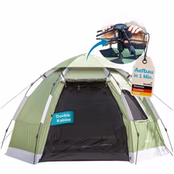 Tente dôme camping - Skandika Namsos 2 Sleeper Protect Quick-Start - 2 pers - Protection anti-UV - Tente montage rapide