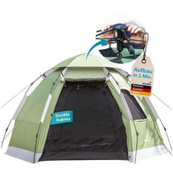 Tente dôme camping - Skandika Namsos 2 Sleeper Protect Quick-Start - 2 pers - Protection anti-UV - Tente montage rapide