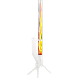 GARDENFLARE Tube à feu Tube en verre Pièce de rechange - tube en verre réfractaire pour ta colonne de feu (100 cm)