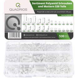 25SA101 25SA101 Assortiment de vis en plastique 530 parties - Quadrios