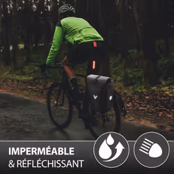 VALKENTAL ValkBasic Arrière Sacoche pour bicyclette 28 L Bâche Noir