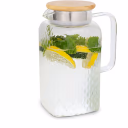 Avec la carafe d'eau Klarstein Glaswerk Livenza élégante et fonctionnelle, soyez toujours bien rafraîchi et hydraté. La caraf ...