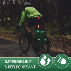 VALKENTAL ValkBasic Arrière Sacoche pour bicyclette 28 L Bâche Vert