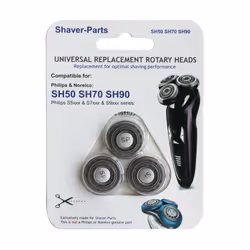 SCANPART 4313042732010, Tête de rasage, 3 tête(s), Philips HQ8/HQ9/HQ177 Remington RR-330C/RR-350C