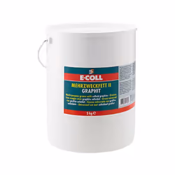 Graisse à usages multiples, graphitée, Modèle : Seau de 5 kg - Graphite colloïde - Sans silicone, acide et résine - Avec comb ...