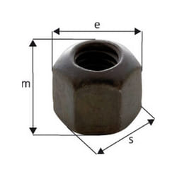 Format - crou six pans DIN6330B M20 1 pcs