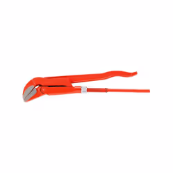 Pince à tube d'angle DIN 5234-Form B - Tête coudée à 45° - Trempé par induction dans la zone de la mâchoire - Revêtement par  ...