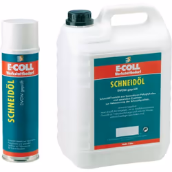 L'huile de coupe UE E-COLL • DVGW • Consiste polyglycols spéciaux et d'additifs spéciaux pour améliorer la qualité de coupe • ...