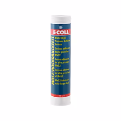 Graisse dure extrême pression MoS2, Modèle : Cartouche de 400 g, Couleur noir-gris - Sans silicone - Additif de lubrifiant so ...