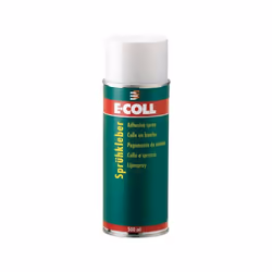 Colle en bombe aérosol, Modèle : Aérosol de 400 ml - Sans silicone - Colle de contact pour des encollages rapides sur des gra ...