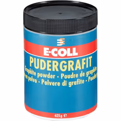 Graphite en poudre E-COLL • Poudre métallique souple, noir, brillant avec une teneur en carbone> 85% • Distribution de la tai ...