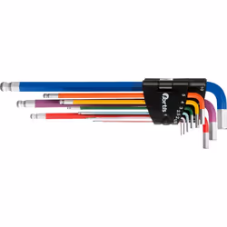 Fortis 4317784729444, 9 pièce(s), 1.5,2,2.5,3,4,5,6,8,13 mm, Chrome