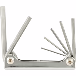 Fortis 4317784729970, 7 pièce(s), 1.5,2,2.5,3,4,5,6 mm, Chrome