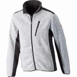 Veste softshell tricot>> vingt-quatre < D'un mélange de matière Softshell tricoté Respirant Protection menton à l'extrémité d ...