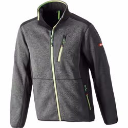 Veste softshell tricot>> vingt-quatre < D'un mélange de matière Softshell tricoté Respirant Protection menton à l'extrémité d ...