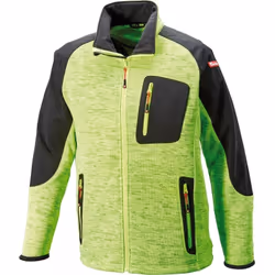 Veste en tricot Soft Shell • A partir d'une coquille molle tricot mélange de matériaux • Fournir une visibilité • Respirant • ...