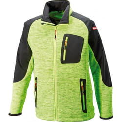Veste ,Softshell,Taille XL,vert citron /noir Fortis