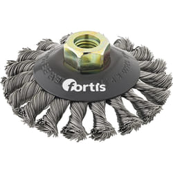 Fortis 4317784780902 Roue de fil et brosse en fil d'acier 1 pièce(s)