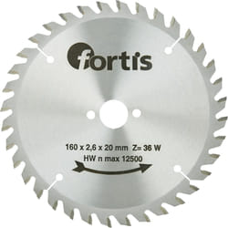 Fortis 4317784784740 lame de scie circulaire 16 cm 1 pièce(s)
