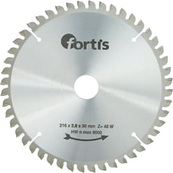 Fortis 4317784784795 lame de scie circulaire 21,6 cm 1 pièce(s)