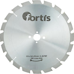 Fortis 4317784784979 lame de scie circulaire 31,5 cm 1 pièce(s)