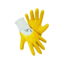 Gants en nitrile Mechanic jaune, Taille : 10 (par 12)
