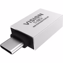 Vision TC-USBC3A, USB-A, USB-C, Blanc