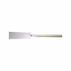 Scie japonaise Ryoba, poignée bambou, Désignation : Scie japonaise, Longueur de lame 240 mm, Épaisseur de lame 0,5 mm - Denté ...