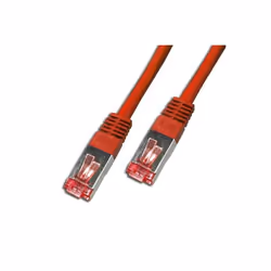 Neklan Cordon Cat 6 SSTP Rouge LSOH - 1 m, 1 m, Cat6, S/FTP (S-STP), RJ-45, RJ-45