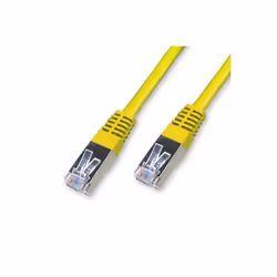 Neklan Cordon Cat 6 FTP Jaune - 0.25 m, 0,25 m, Cat6, F/UTP (FTP), RJ-45, RJ-45