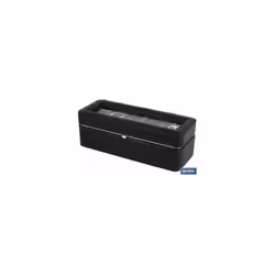 Boîte de rangement pour montres en cuir marron à 6 unités La boîte de rangement pour montres en cuir marron à 6 unités est l' ...