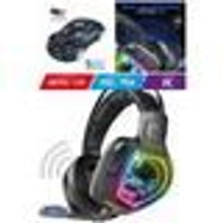 Casque Gamer SANS FIL - XPERT H1300 - 7.1 Virtual Surround - Noir - Compatible PC-PS5-PS4