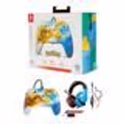 Manette de jeu - Nintendo - Pikachu Pokemon - Filaire - 35 mm - Câble USB 3 m