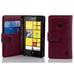 Étui Housse - CADORABO - Nokia Lumia 520 - Simili-cuir - Coque intégrée - Fermeture magnétique