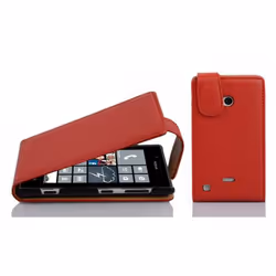 Cadorabo DE-100329, Folio porte carte, Nokia, Lumia 720, 10,9 cm (4.3"), Rouge