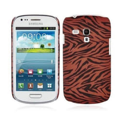 Coque - CADORABO - Samsung Galaxy S3 MINI - Rigide - Design Tigre Brun - Protection Chocs