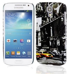 Coque - CADORABO - Samsung Galaxy S4 MINI - Design NEW YORK CAB - Protection rigide - Tendance