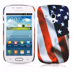 Coque - CADORABO - Samsung Galaxy S3 MINI - Design STARS AND STRIPES - Protection rigide - Tendance