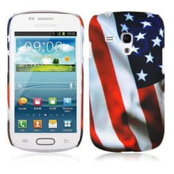 Coque - CADORABO - Samsung Galaxy S3 MINI - Design STARS AND STRIPES - Protection rigide - Tendance
