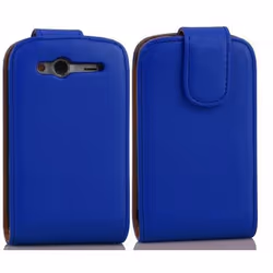 Cadorabo 5007-4X-WF, Folio porte carte, HTC, HTC WILDFIRE, 8,13 cm (3.2"), Bleu