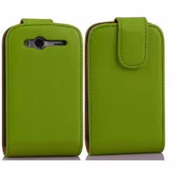 Cadorabo 5008-4X-WF, Folio porte carte, HTC, HTC WILDFIRE, 8,13 cm (3.2"), Vert