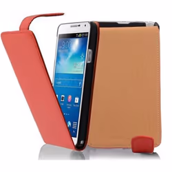 Coque pour Samsung Galaxy NOTE 3 - CADORABO - ROUGE CERISE - Similicuir - Protection Flip - Portefeuille