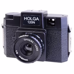 Holga 120N, Caméra-film SLR, 120 mm, 6 cm, 1 m, 1/100 s, Noir