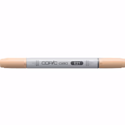 Copic Ciao, 1 pièce(s), Beige, Pointe de ciseau à bois/brosse, Rond, Encre à base d'acrylique, Adult/Child