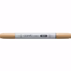 Copic Ciao, 1 pièce(s), Beige, Pointe de ciseau à bois/brosse, Rond, Encre à base d'acrylique, Adult/Child