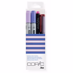 Copic Ciao Doodle Pack Purple, 4 pièce(s), Rose, Violet, Pointe de ciseau à bois/brosse, Rond, Encre à base d'alcool, Adult/C ...
