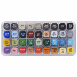 Copic Classic Basic Set marqueur 36 pièce(s) Pointe fine/biseautée Multicolore