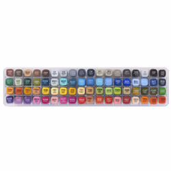 Copic Classic Set A marqueur 72 pièce(s) Pointe fine/biseautée Multicolore